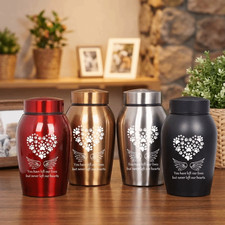 Sealed Funeral Urn Pet Paw