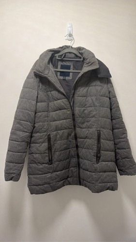 Nautica grey quilted puffer - grey,