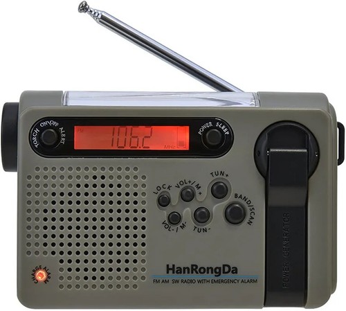 Portable radio with light - radio,