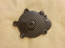 Kawasaki Zx10 yellow carbon Hydro Dipped LHS Starter Casing Cover