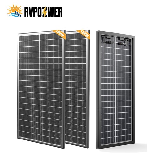 2pack 100w bifacial 200w solar - 2pack,