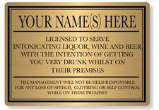 Personalised pub bar - personalised,