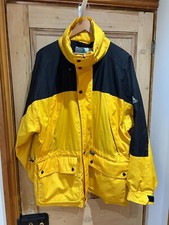 Vaude Ceplex 5000 Waterproof Jacket Coat Yellow Black Size L Hiking Walking