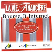 "Bourse" French America Online Collectible, Install Disc, Vintage AOL Signup CD