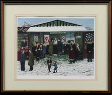 Limited edition print by Tom Dodson. The Soup Kitchen