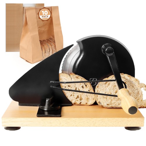 Brvclon manual bread slicer - manual,