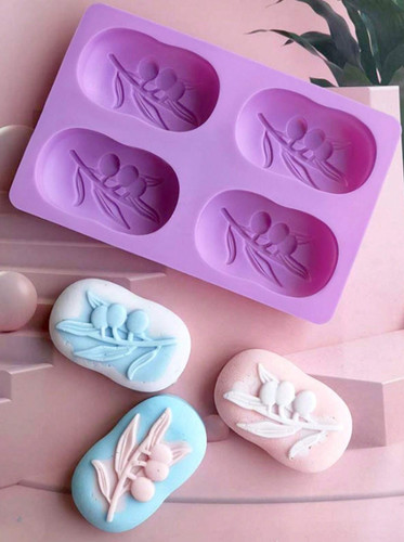 Cavity soap mould olive - cavity,
