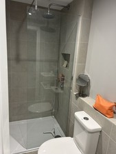 Wet room glass shower screen Hudson Reed W700 XH1950 ( Glass Only)