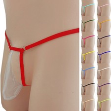 Mens Mesh Thong Underpants