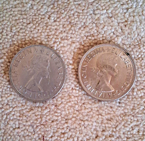 Elizabeth half crown - elizabeth, coins