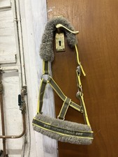 Eskadron Classic Sports Grey And Green Fluffy  Head collar