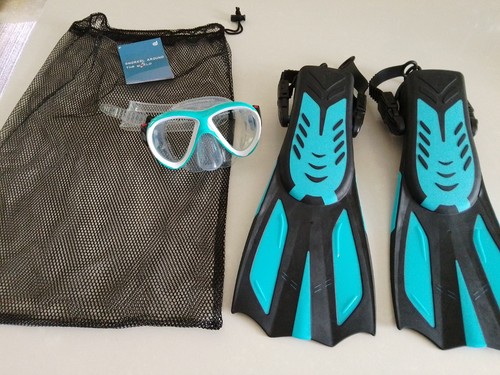 Kids flippers snorkel mask - kids, flippers,