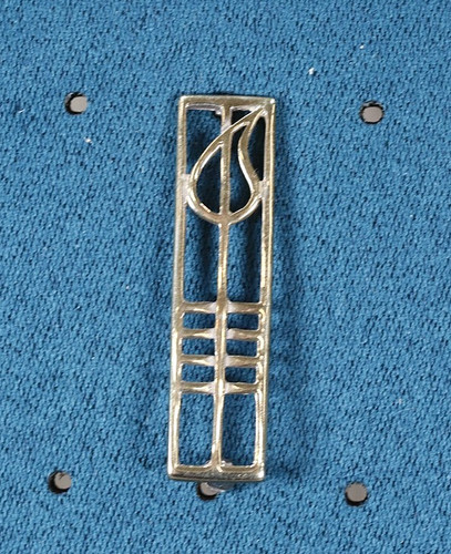 9ct gold brooch charles - 9ct,
