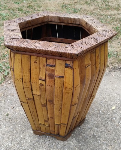 Vintage hexagonal bamboo - bamboo, /