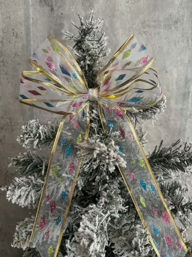 Gold mix christmas bow tree - christmas,