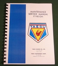 Yaesu FT-901DM /FT-902DM Service Manual:11"x17" Wiring Diagrams & Plastic Covers