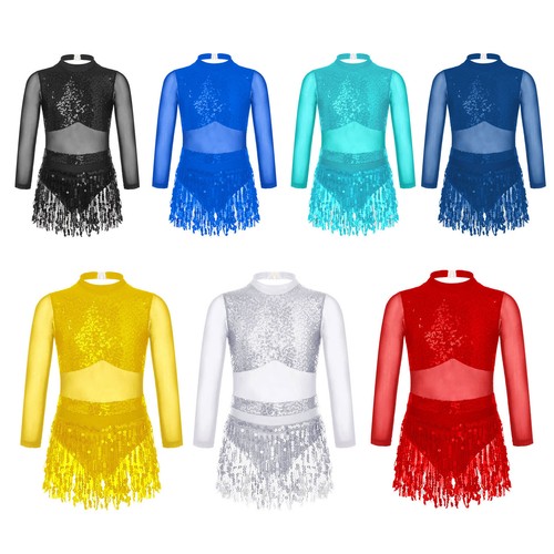 Kids girls latin dance dress - girls,