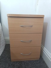 wooden bedside tables x 2 used