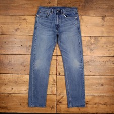 Levis 505 Jeans 34 x 34 Blue 00s Medium Stonewash Straight Classic Denim