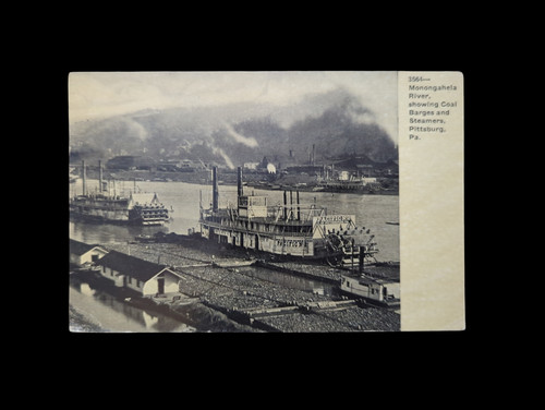 Antique postcard monongahela - antique,