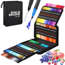 120 Dual Tip Colouring Pens