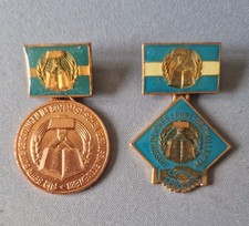 Pair of East German DDR medals