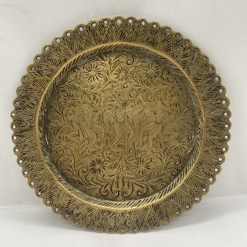 Antique indian brass detailed - indian,