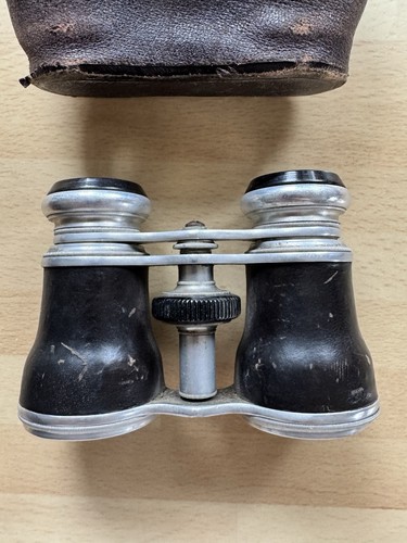 Cased antique opera glasses - cased,