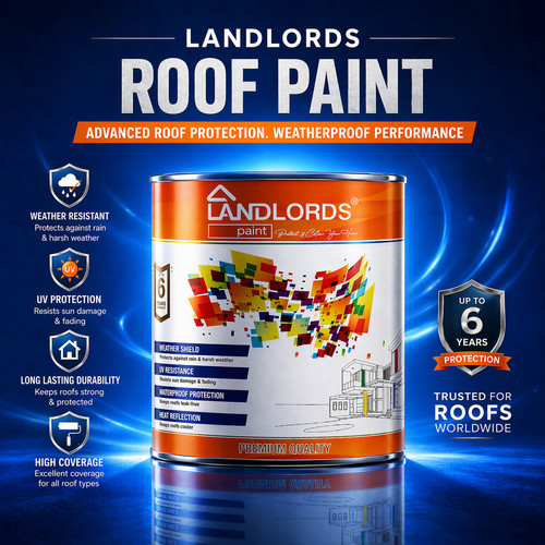 Roof paint landlords - paint,
