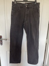 Comfort Fit Serie 003 Armani Jeans Trousers - 30W 28L Black Cotton Blend