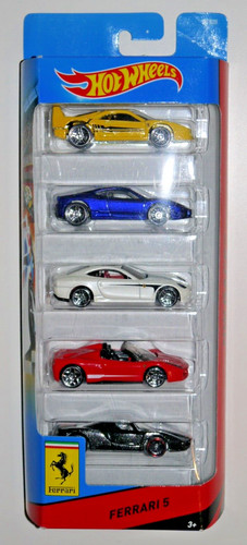 Hot wheels pack ferrari 5 - wheels,