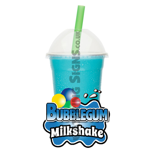 Bubblegum milkshake sticker - milkshake,