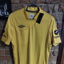 BNWT Yellow Tailored By Umbro Referees Shirt Mens Size Medium