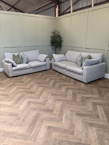 Grey dfs seater and 3 - grey,