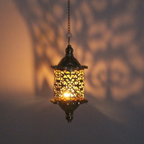 Moroccan lantern hollow candle - hollow,