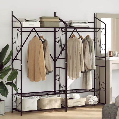 Open wardrobe matte metal - wardrobe,