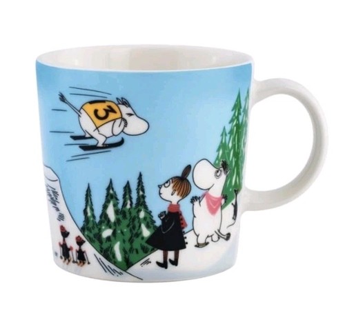 Arabia moomin mug ski jumping - arabia,
