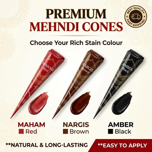 Premium henna cones - premium,