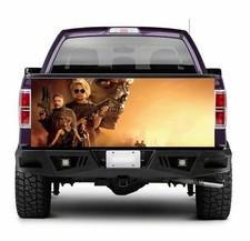 Tailgate truck wrap printed