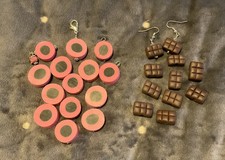 Novelty Jewellery Making Beads. Liquorice Allsorts, Chocolate & Cupcakes