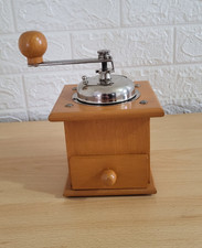 Vintage Wooden Hand Operated Coffee Grinder / Mill