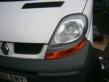 headlight headlamp n/s vauxhall vivaro renault trafic traffic 01 - 07 van parts