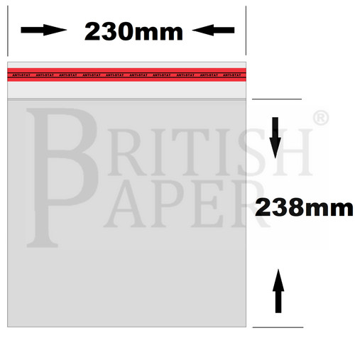Clear self adhesive seal - adhesive,