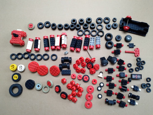 Vintage lego train - train, wheels