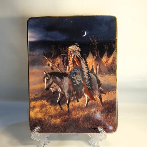 Porcelain plate moonlight - plate, "moonlight