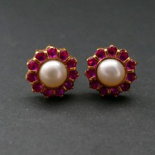22CT YELLOW GOLD 916 RUBY &