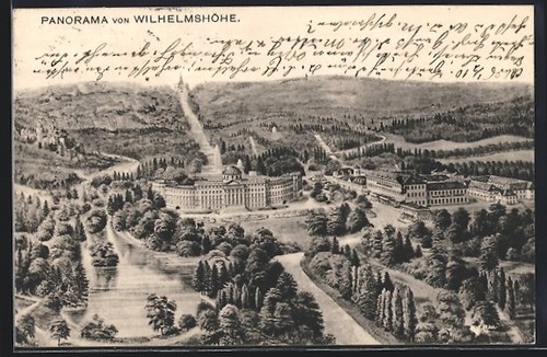 Postcard wilhelmshöhe - postcard, of