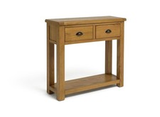 Home Kent 2 Drawer Oak Console
