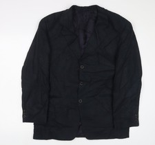 ROY ROBSON Mens Blue Wool