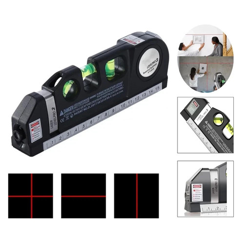Spirit level with laser - spirit,